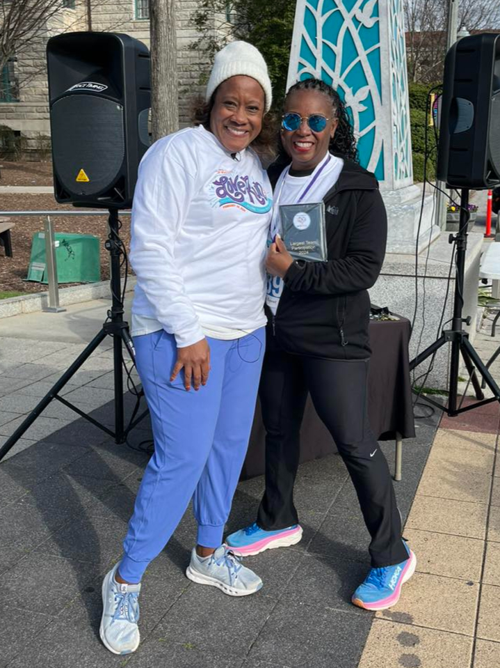 DA Sherry Boston with WRC Director Jean Douglas