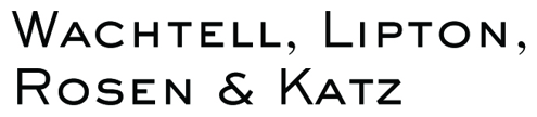 Wachtell, Lipton, Rosen & Katz